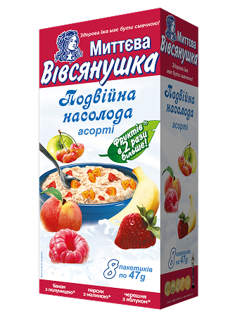 Коробка Вівсянушка “Подвійна насолода” Асорті