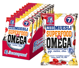 Мюслі Superfood годжі диня чіа